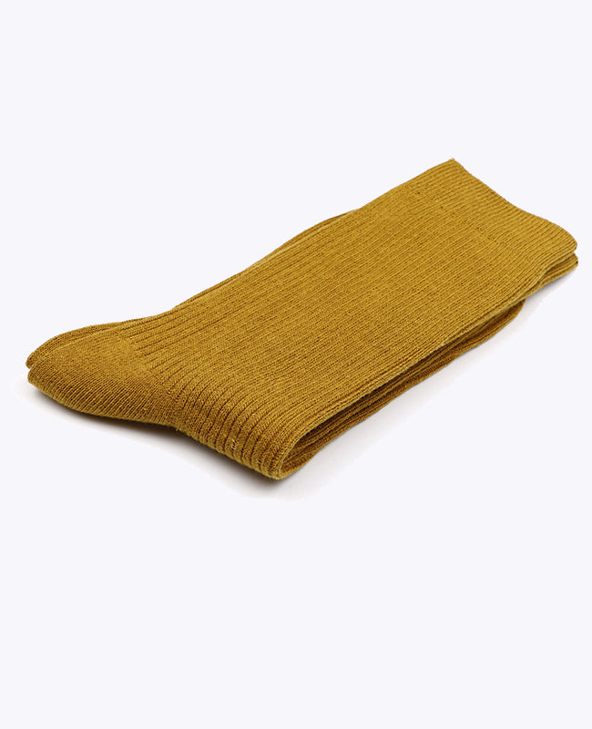 Calcetines Hombre Marrón n°1 en Algodón «Maurice»