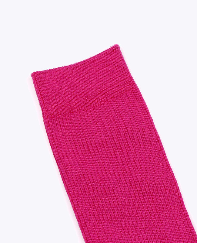 Calcetines Hombre Rosa n°2 en Algodón «Maurice»