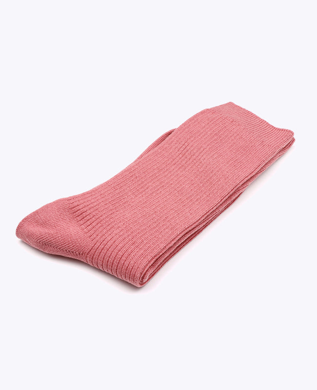 Calcetines Hombre Rosa n°1 en Algodón «Maurice»