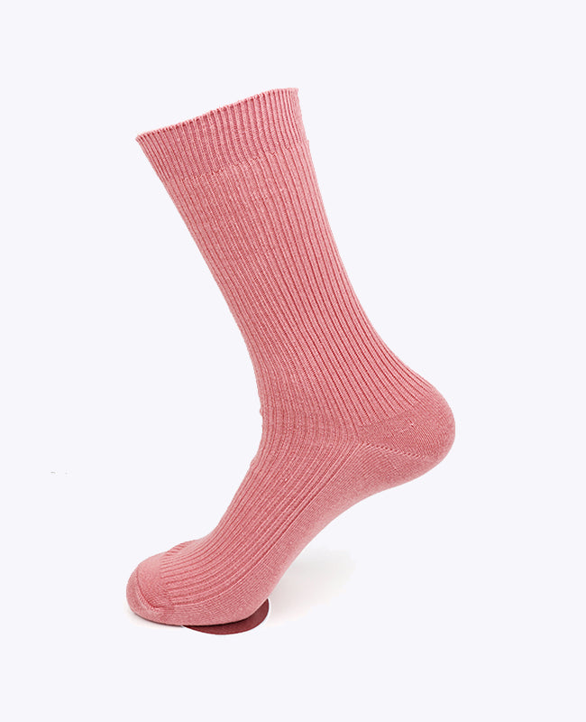 Calcetines Hombre Rosa n°1 en Algodón «Maurice»
