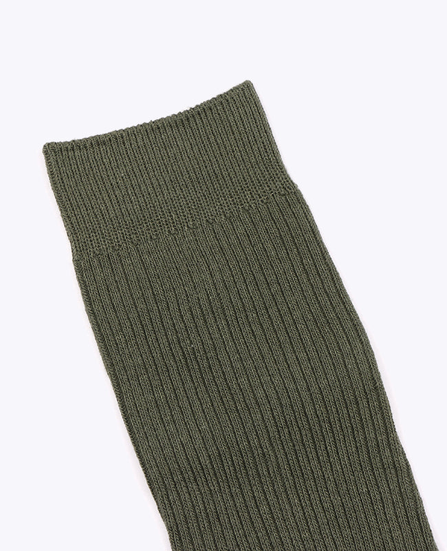 Calcetines Hombre Verde n°6 en Algodón «Maurice»