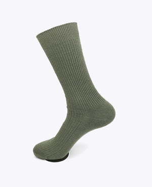Calcetines Hombre Verde n°6 en Algodón «Maurice»