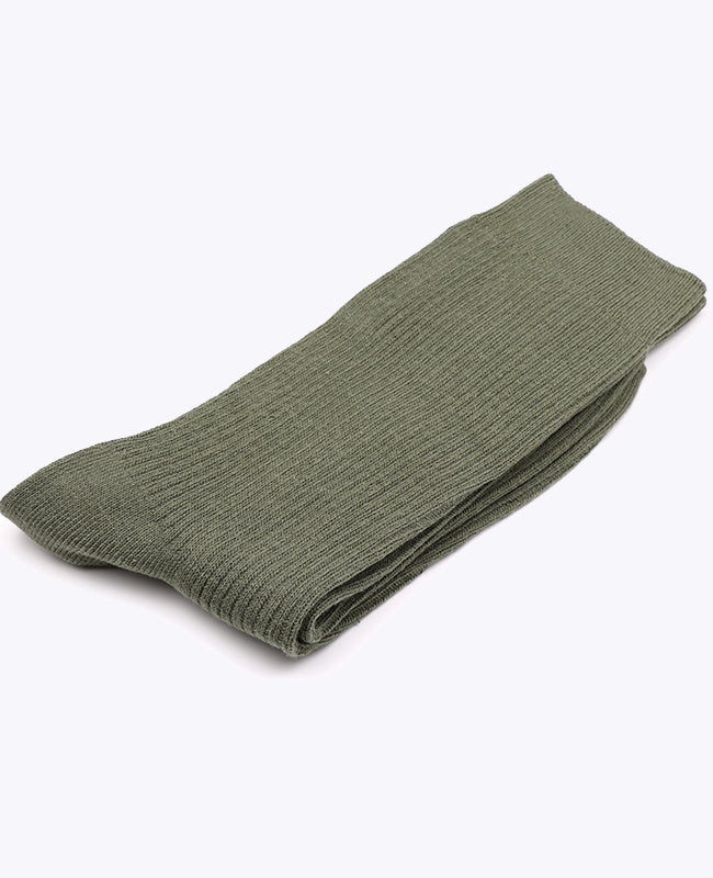 Calcetines Hombre Verde n°6 en Algodón «Maurice»