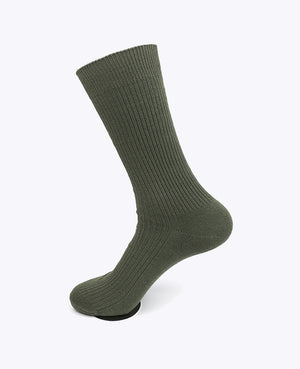 Calcetines Hombre Verde n°7 en Algodón «Maurice»