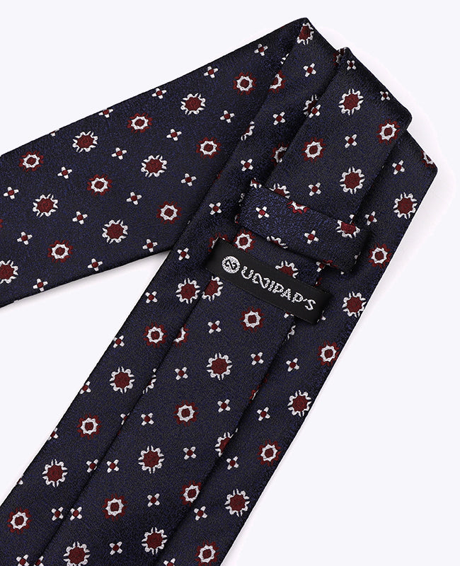 Corbata Azul n°1 Con Estampados Hombre en Poliéster «Edmond»