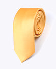 Corbata Amarillo n°1 Hombre en Poliéster «Anatole»