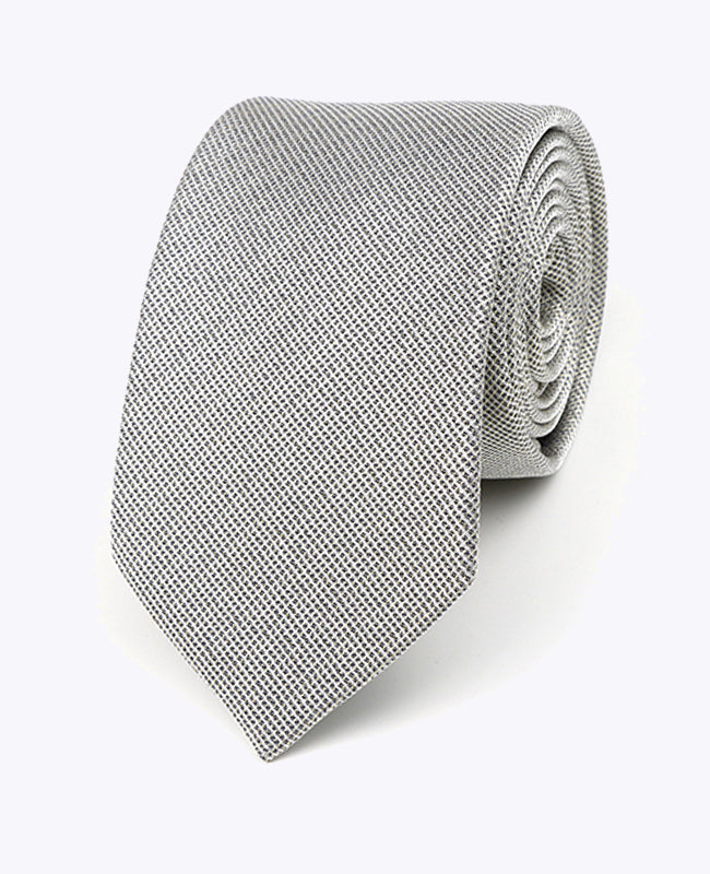 Corbata con Lentejuelas Plateado n°1 Hombre en Poliéster | Léonard - Unipap's