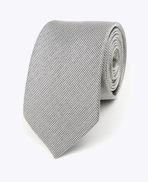 Corbata con Lentejuelas Plateado n°1 Hombre en Poliéster | Léonard - Unipap's