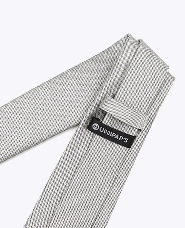 Corbata con Lentejuelas Plateado n°1 Hombre en Poliéster | Léonard - Unipap's