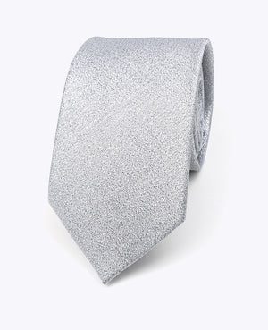 Corbata con Lentejuelas Plateado n°2 Hombre en Poliéster | Armand - Unipap's
