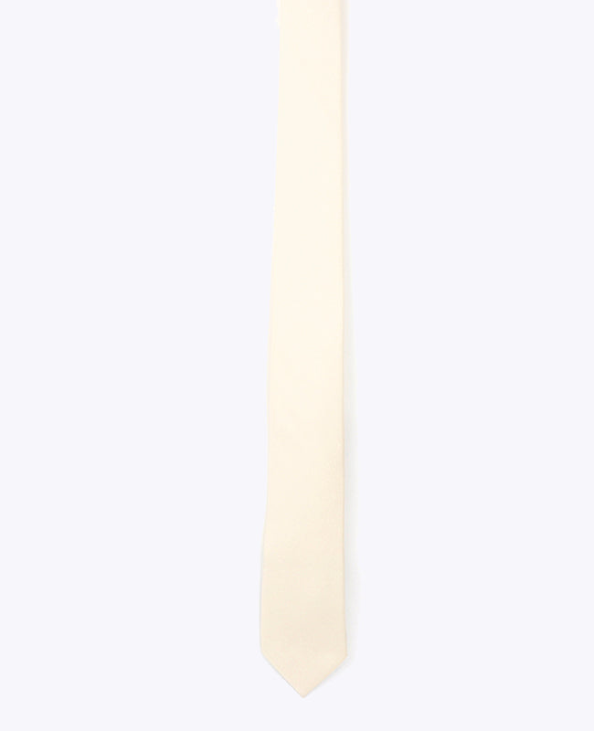 Corbata Con Lentejuelas Blanco n°1 Hombre en Poliéster «Armand»