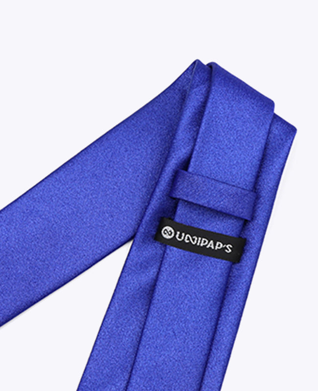 Corbata con Lentejuelas Azul n°2 Hombre en Poliéster | Armand - Unipap's