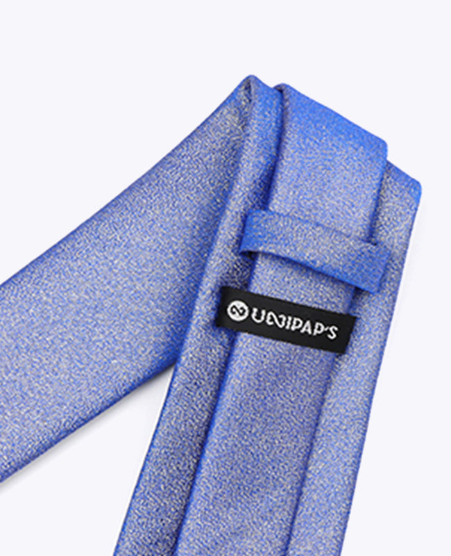 Corbata con Lentejuelas Azul n°2 Hombre en Poliéster | Isidore - Unipap's