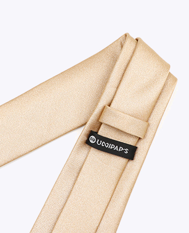 Corbata con Lentejuelas Dorado n°1 Hombre en Poliéster | Armand - Unipap's