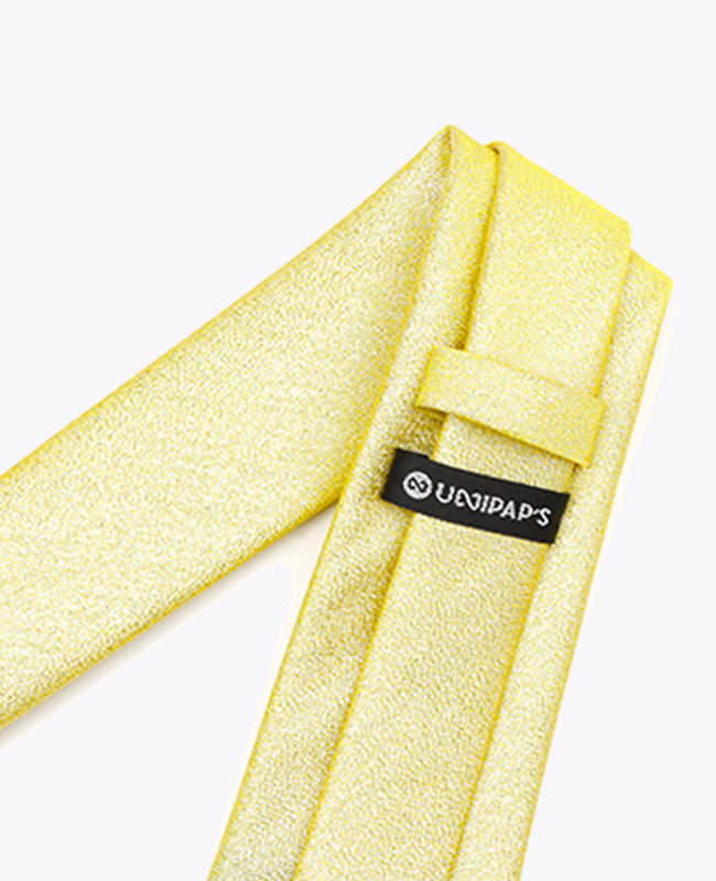 Corbata con Lentejuelas Doradas n°1 Hombre en Poliéster | Isidore - Unipap's