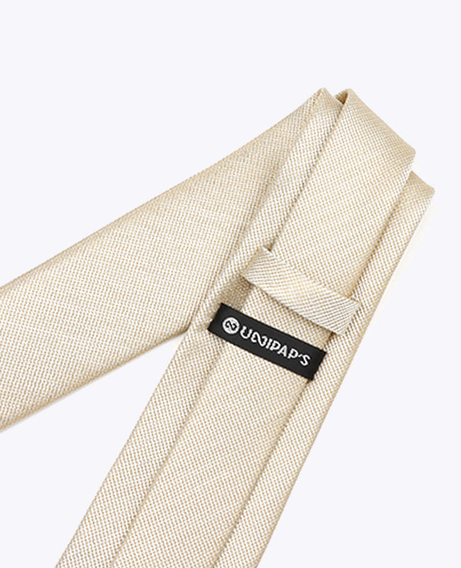Corbata con Lentejuelas Dorado n°1 Hombre en Poliéster | Léonard - Unipap's
