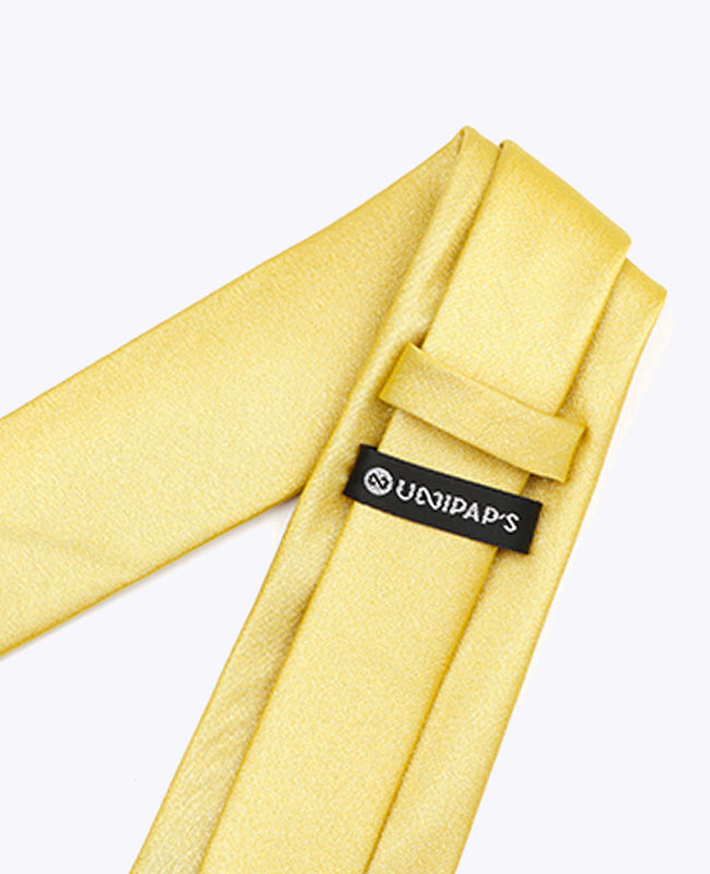 Corbata con Lentejuelas Dorado n°2 Hombre en Poliéster | Armand - Unipap's
