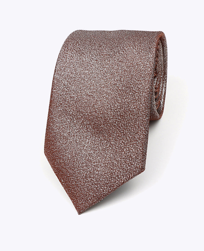 Corbata con Lentejuelas Marrón n°1 Hombre en Poliéster | Isidore - Unipap's