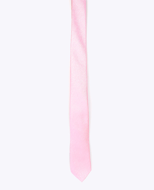 Corbata con Lentejuelas Rosa n°1 Hombre en Poliéster | Isidore - Unipap's