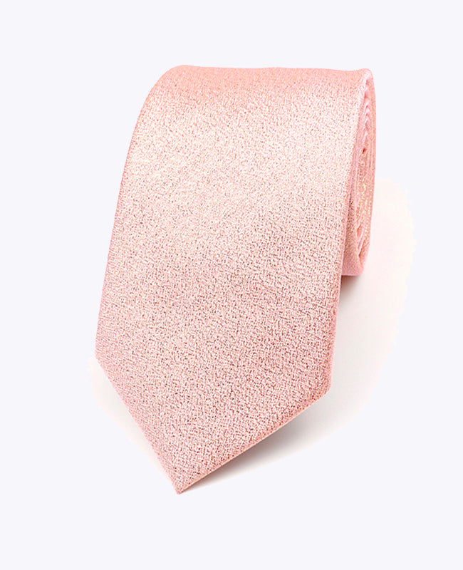 Corbata con Lentejuelas Rosa n°2 Hombre en Poliéster | Isidore - Unipap's