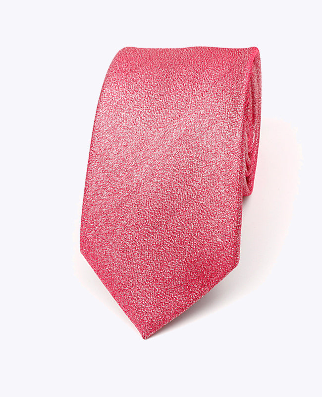 Corbata con Lentejuelas Rojo Hombre en Poliéster | Isidore - Unipap's