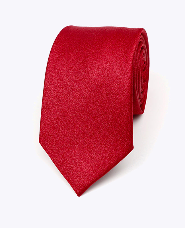 Corbata con Lentejuelas Rojo n°2 Hombre en Poliéster | Armand - Unipap's