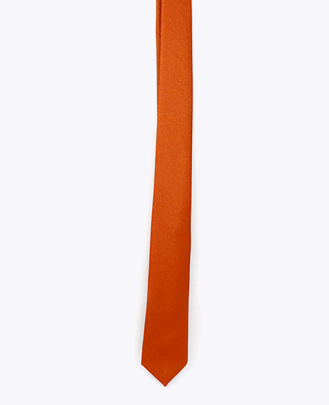 Corbata con Lentejuelas Terracota n°1 Hombre en Poliéster | Armand - Unipap's