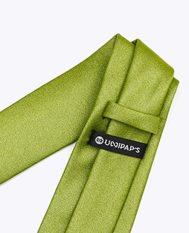 Corbata con Lentejuelas Verde n°1 Hombre en Poliéster | Armand - Unipap's