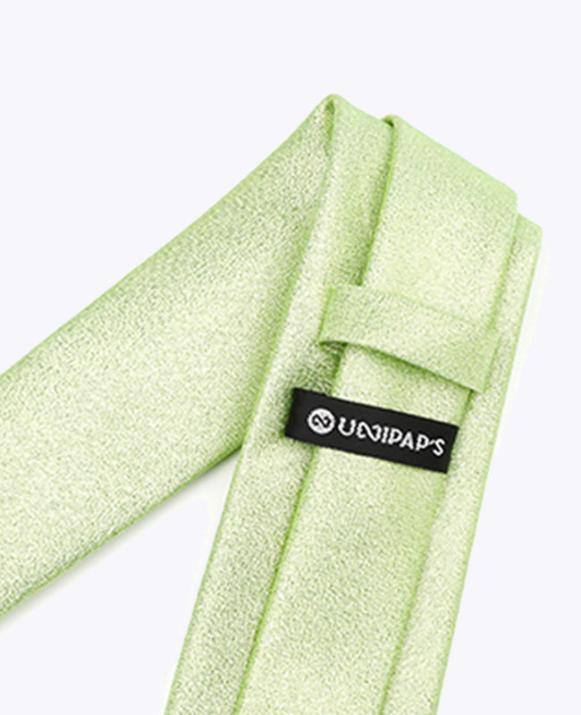 Corbata con Lentejuelas Verde n°2 Hombre en Poliéster | Isidore - Unipap's