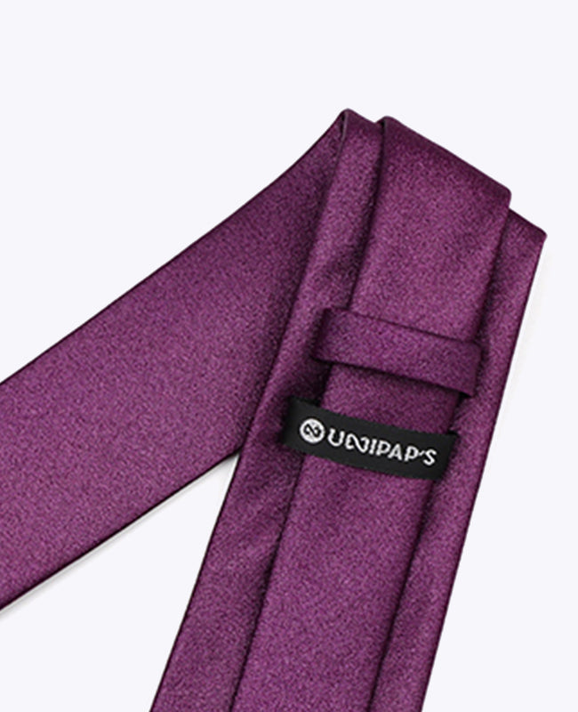 Corbata con Lentejuelas Violeta n°1 Hombre en Poliéster | Armand - Unipap's