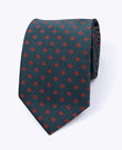 Corbata Verde Con Estampados Hombre en Poliéster «Edmond»