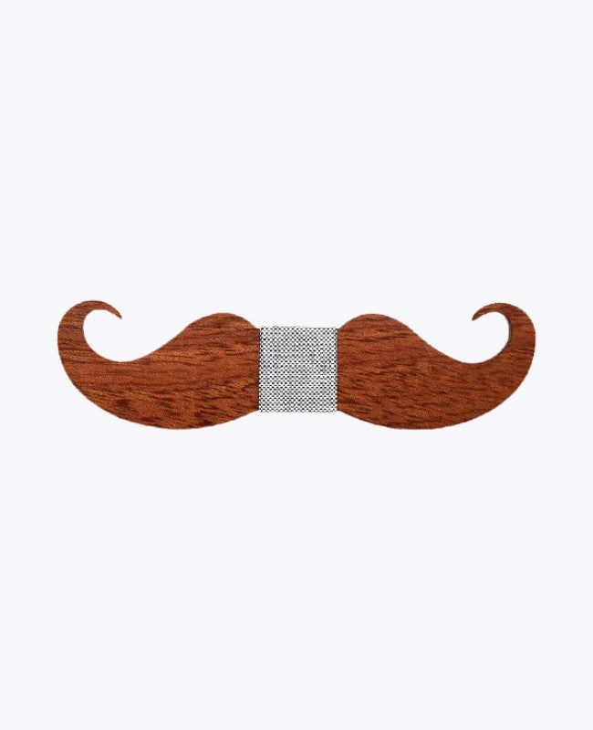 Pajarita Blanco Hombre de Madera «Hippolyte»