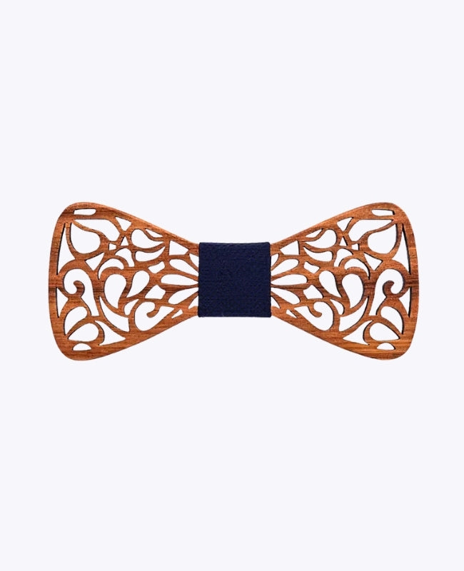 Pajarita Azul Hombre de Madera «Hercule»