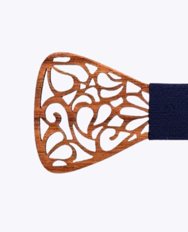 Pajarita Azul Hombre de Madera «Hercule»