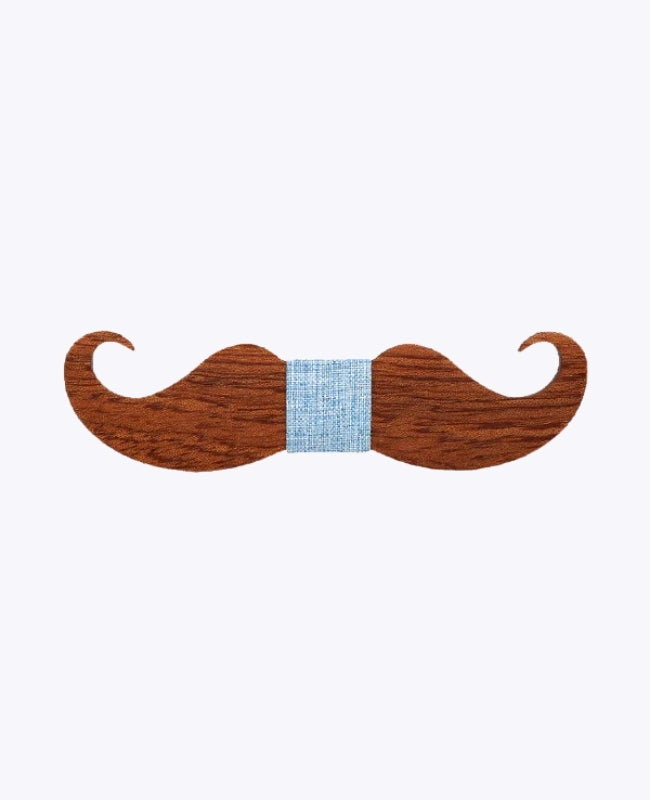 Pajarita Azul Hombre de Madera «Hippolyte»