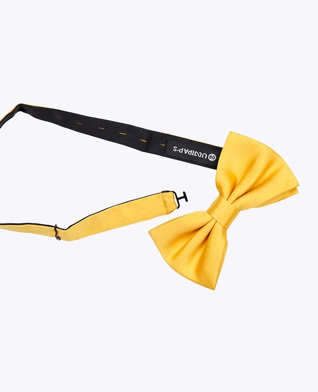 Pajarita Amarillo n°1 Hombre en Poliéster «Anatole»