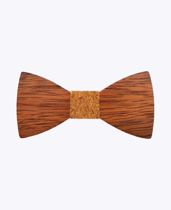 Pajarita Corcho Hombre de Madera «Arsène»