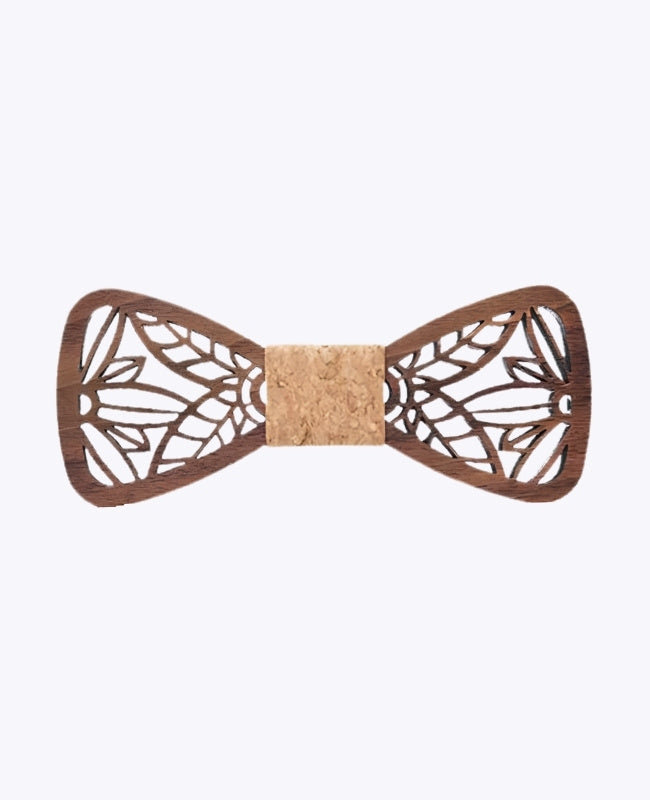 Pajarita Corcho Hombre de Madera «César»