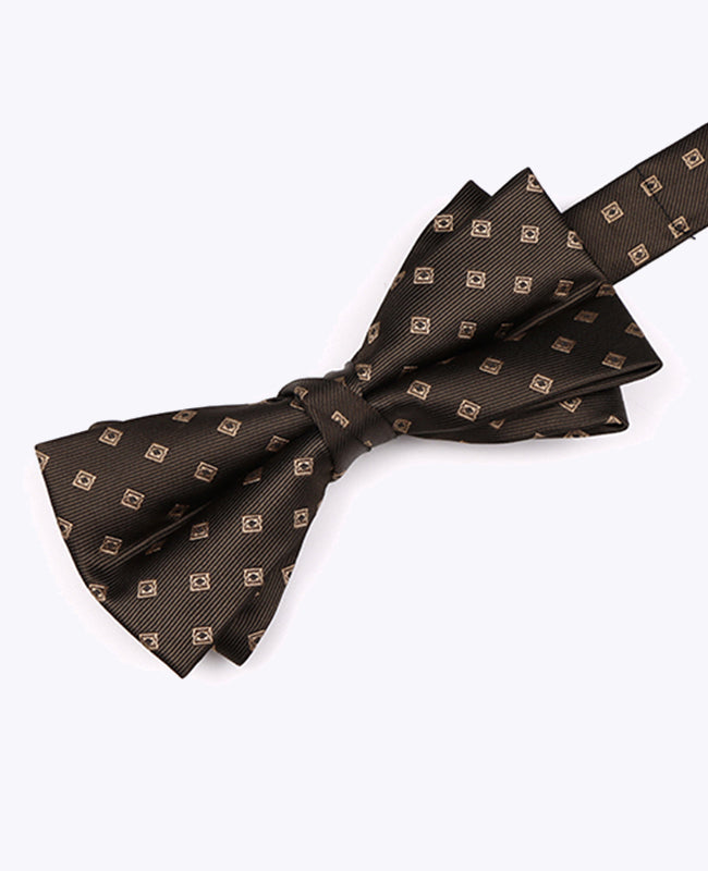 Pajarita Marrón n°2 Con Estampados Hombre en Poliéster «Edmond»