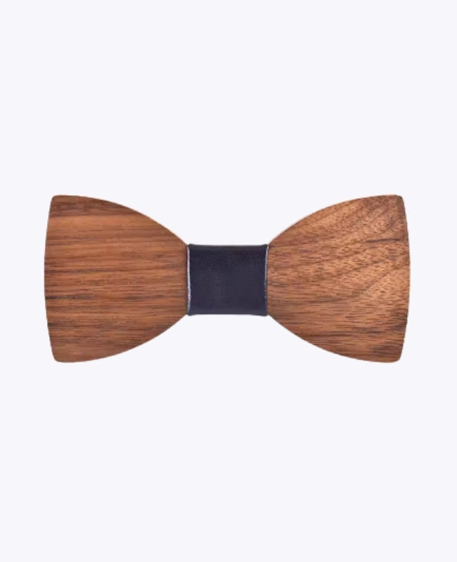 Pajarita Negro Hombre de Madera «Ambroise»