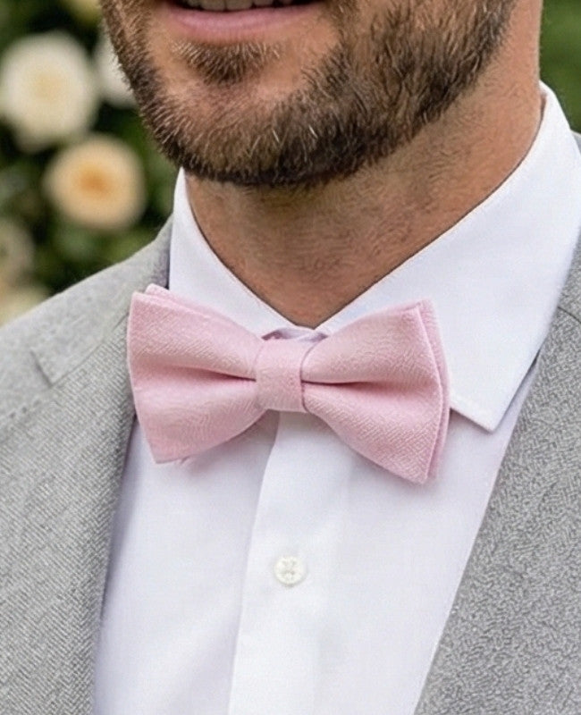 Pajarita Rosa n°2 Hombre en Algodón «Edgard»