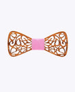 Pajarita Rosa Hombre de Madera «Hercule»