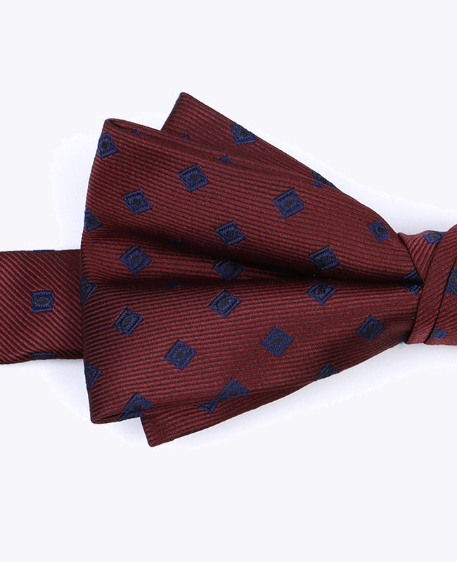 Pajarita Rojo n°2 Con Estampados Hombre en Poliéster «Edmond»