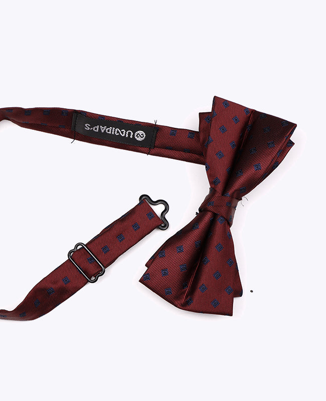 Pajarita Rojo n°2 Con Estampados Hombre en Poliéster «Edmond»