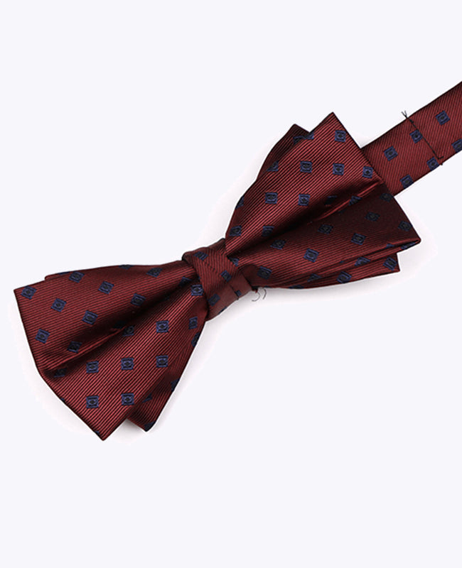 Pajarita Rojo n°2 Con Estampados Hombre en Poliéster «Edmond»