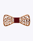 Pajarita Rojo Hombre de Madera «Hercule»