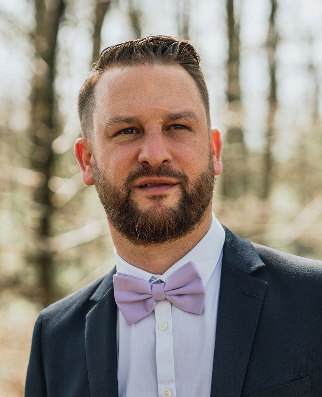 Noeud Papillon Violet n°2 Homme en Polyester «Anatole»