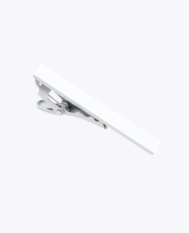 Pasador de corbata Blanco en Metal