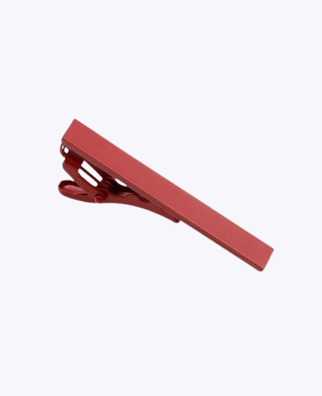 Pasador de corbata Rojo en Metal