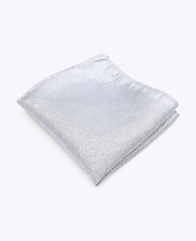 Pañuelo de bolsillo con Lentejuelas Plateado n°2 en Poliéster | Armand - Unipap's